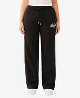 True Religion Women's Studded Straight Leg Sweatpants