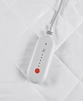 Sharper Image Embossed Microfiber Heated Mattress Pad