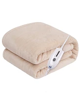 Sealy Heated Flannel Throw Blanket, 50" x 60"