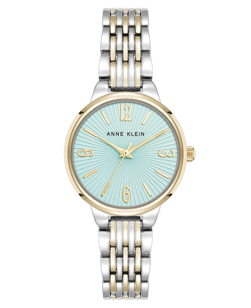 Anne Klein Women's Quartz Charming and Two-Tone Alloy Metal Watch, 30mm