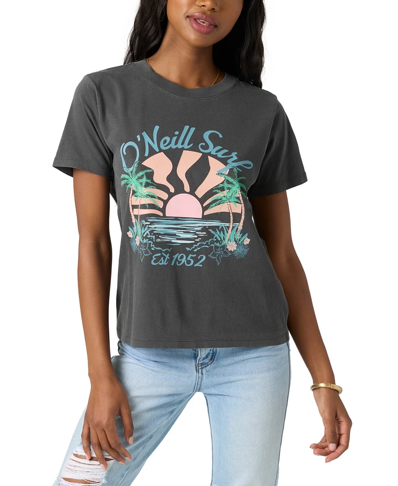 O'Neill Juniors' Beach Dreamz Cotton Crewneck T-Shirt