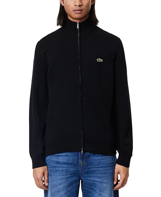 Lacoste Men's Long Sleeve Jersey Full Zip Sweater