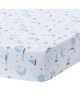 Lambs & Ivy Little Skipper 3-Piece Sailboat Nautical Nursery Crib Bedding Set