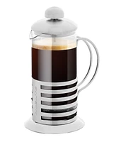 Ovente 12 Ounce, French Press Coffee and Tea Maker, Stainless Steel, Nickel Brushed FSH12S