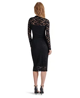 Steve Madden Women's Vivienne Lace Midi Dress