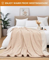 Westinghouse Heated Flannel and Sherpa Blanket
