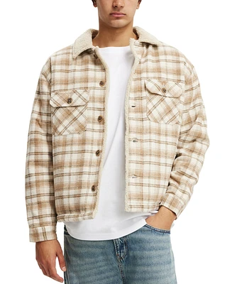 Cotton On Men's Teddy Lined Trucker Jacket