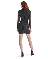 Steve Madden Women's Krista Rhinestone Mini Dress