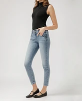 Silver Jeans Co. Women's Suki Mid Rise Curvy Fit Skinny