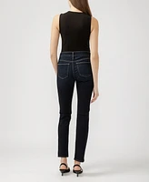Silver Jeans Co. Women's Suki Mid Rise Curvy Fit Straight
