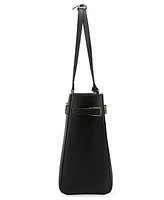 Anne Klein Belted Large Shoulder Tote Bag