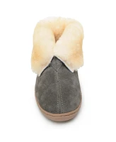 Minnetonka Women's Sheepskin Ankle Boot Slippers