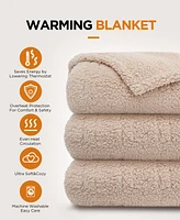 Westinghouse Heated Sherpa Throw Blanket, 50" x 60"