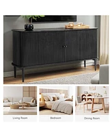 Hulala Home Franz Modern 63" Wide Sideboard with Adjustable Shelf