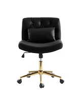 Hulala Home Cyril Modern Office Chair with Sgs International Certified Stainless Steel Gas Spring