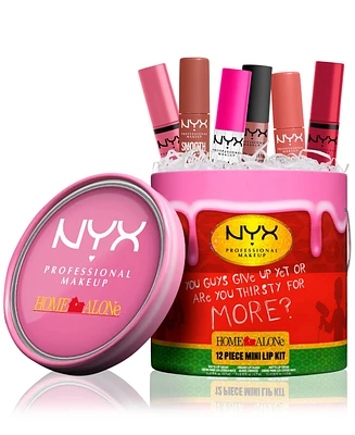 Nyx Professional Makeup 12-Pc. Home Alone Mini Paint Can Lip Set