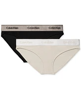 Calvin Klein Women's 2-Pk. Modern Cotton Holiday Bikini Underwear QF8286