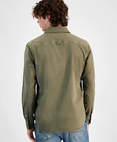 Sun + Stone Men's Long Sleeve Twill Shirt