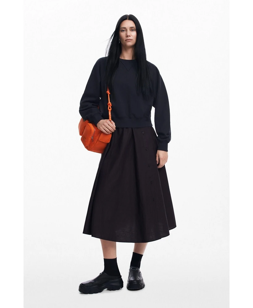 Desigual Women's Combined plain dress