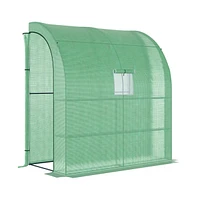 Slickblue Walk-in Mini Greenhouse for Efficient Plant Growth and Protection