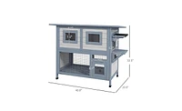 Slickblue Cat House for Indoor and Outdoor Use – Cozy Shelter with Durable Design, Comfortable Space for Cats to Relax