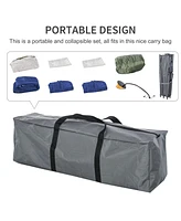 Slickblue Foldable Camping Tent with Folding Camping Bed – Lightweight, Portable Shelter with Built-In Sleeping Comfort