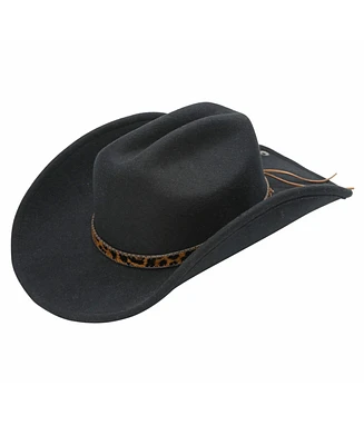 Peter Grimm Aiden Ultra Felt Banded Print Western Drifter Hat