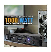 Pyle 2-Channel Bluetooth Pro Audio Amplifier With Rack Mount & Bridge Mode, 2000 Watt