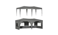 Slickblue Pop-Up Canopy Outdoor Portable Party Folding Tent for Effortless Shade and Shelter at Events