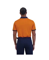 Ben Sherman Men's Checker Rib Tech Pique Sports Fit Polo Shirt