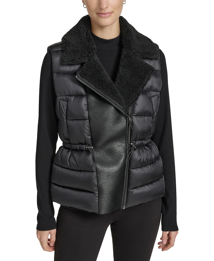 Andrew Marc Sport Women's Faux-Shearling Vest