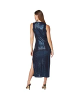 Bebe Women's Sequin Halter Dress