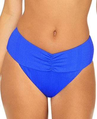 Raisins Juniors' Waikiki Ribbed Bikini Bottoms