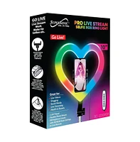 Supersonic 10" Heart Shaped Rgb Selfie Ring Light