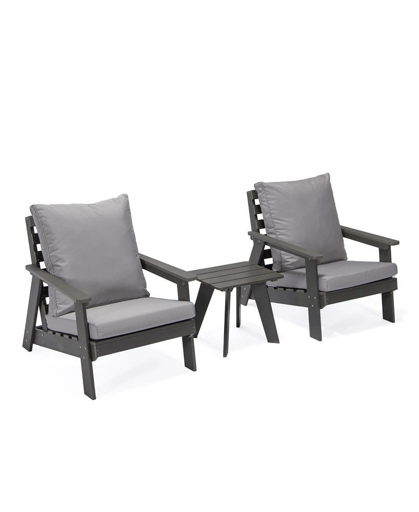 Inspired Home Natali Outdoor 3pc Seating Group