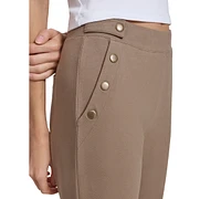 Andrew Marc Sport Women's Twill Flare-Leg Pants