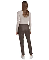 Andrew Marc Sport Women's Faux-Suede Skinny Pants