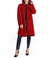 Julia & Stella by Maximilian Women's Shearling Parka