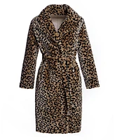 Julia & Stella by Maximilian Women's Reversible Shearling Wrap Coat