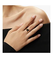 Ana Luisa Gold Signet Ring - Amara Black