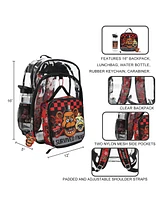 Five Nights at Freddy's 5-Piece Backpack & Lunchbox Set With Water Bottle