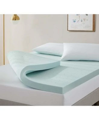 Clara Clark 4 X201d Memory Foam Mattress Topper Ventilated Design Infused With Cooling Gel Twin