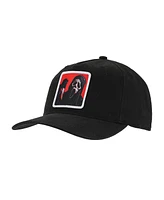 Scream Men's Ghostface Red Square Black Snapback Hat