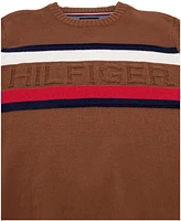 Tommy Hilfiger Toddler and Little Boys Ottoman Stripe Crewneck Sweater