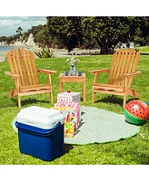 Vebreda 3 Pieces Adirondack Conversation Sets with Widened Armrest