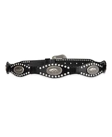 Sam Edelman Women's Western Concho Scalloped Belt