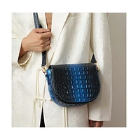 Mkf Collection Amalia Croc-Embossed Crossbody Bag by Mia K.