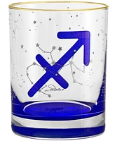 Culver Sagittarius Zodiac Double Old-Fashioned Glass, Set of 2