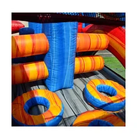 JumpOrange Shadow Obstacle Course Bounce House Inflatable for Kids and Adults with Blower, Commercial Grade, Pop Ups, Outdoor Indoor, Rental Quality