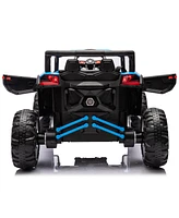 Slickblue 12V Ride-On Utv Car with Remote Control – Off-Road Adventure Vehicle for Kids